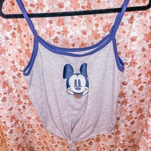 GUC embroidered Mickey tank top